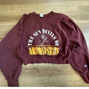 Arizona State Sundevils Cropped Sweatshirt